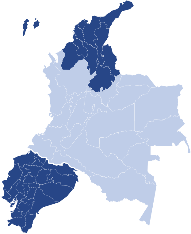 mapa-colombia-ecuador-ubicacion-productos-pamLine-contacto